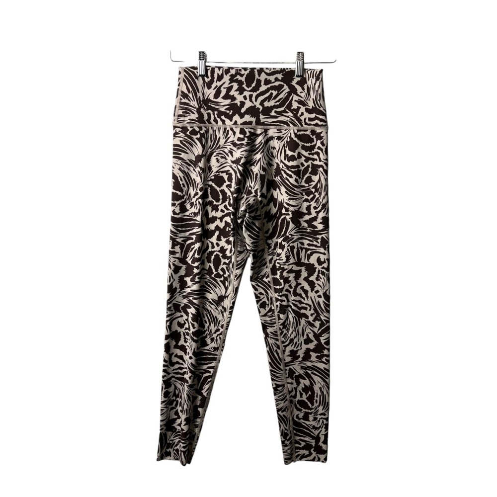 Offline by Aerie Goals High Rise 7/8 Leggings Brown Tan Animal Print Womens M